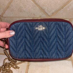 Coach Crossbody Pouch with Quilting